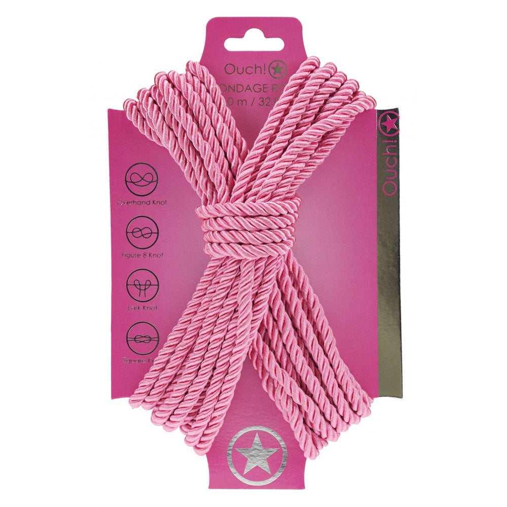 OUCH! Bondage Rope - 10 M - - Nylon Bondage Rope - 10 metre Length