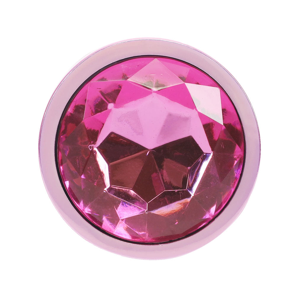 OUCH! Paris Collection - Metal Anal Plug Set - - Metallic Butt Plugs with Gem Bases - Set of 3 Sizes