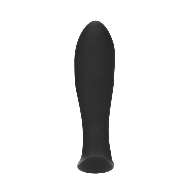 OUCH! e-Stim & Vibrating Butt Plug with Wireless Remote - 12.3 cm USB Rechargeable Vibrating Butt Plug with e-Stim