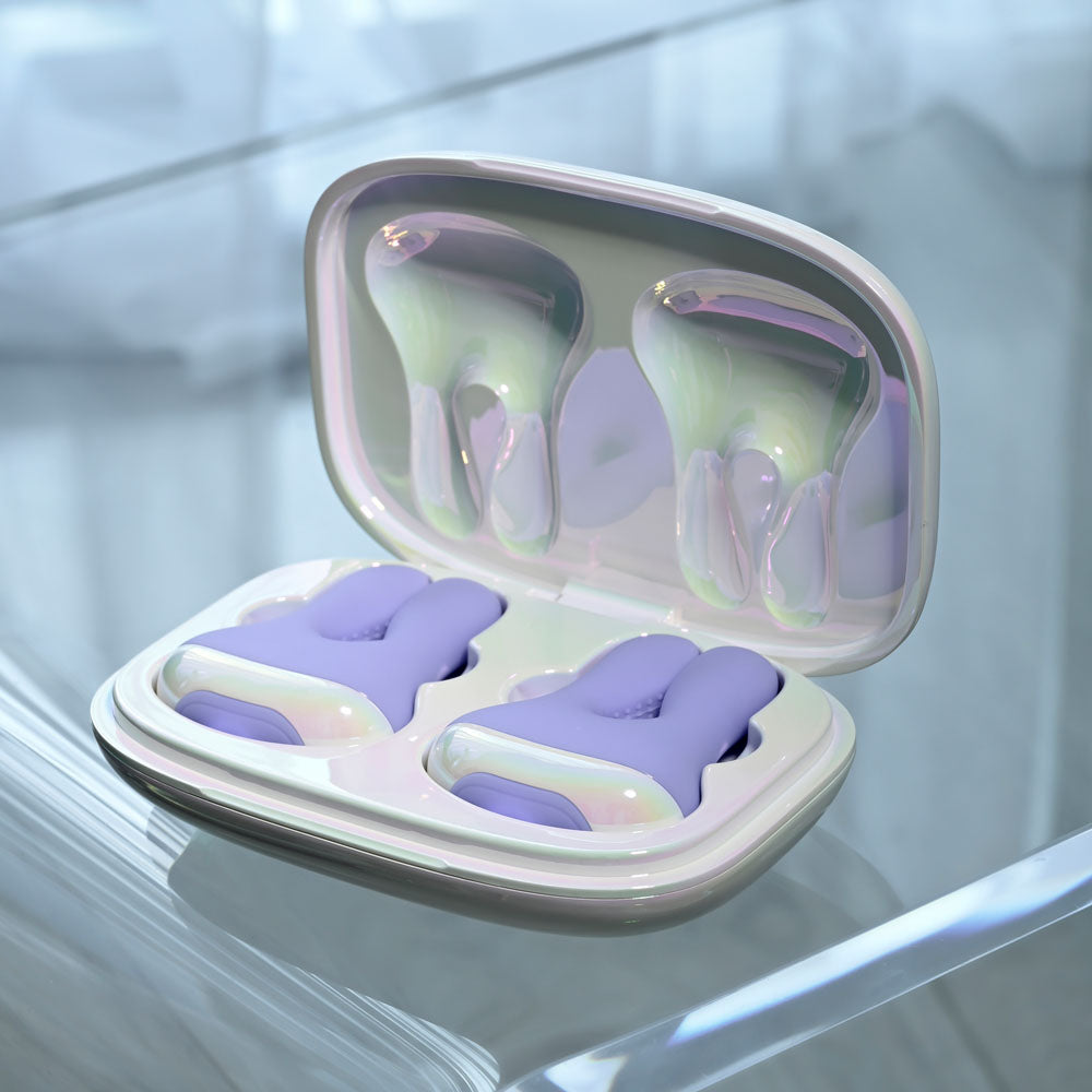 Playboy Pleasure IN A PINCH - Rechargeable Vibrating Nipple Clamps with Charging Carry Case