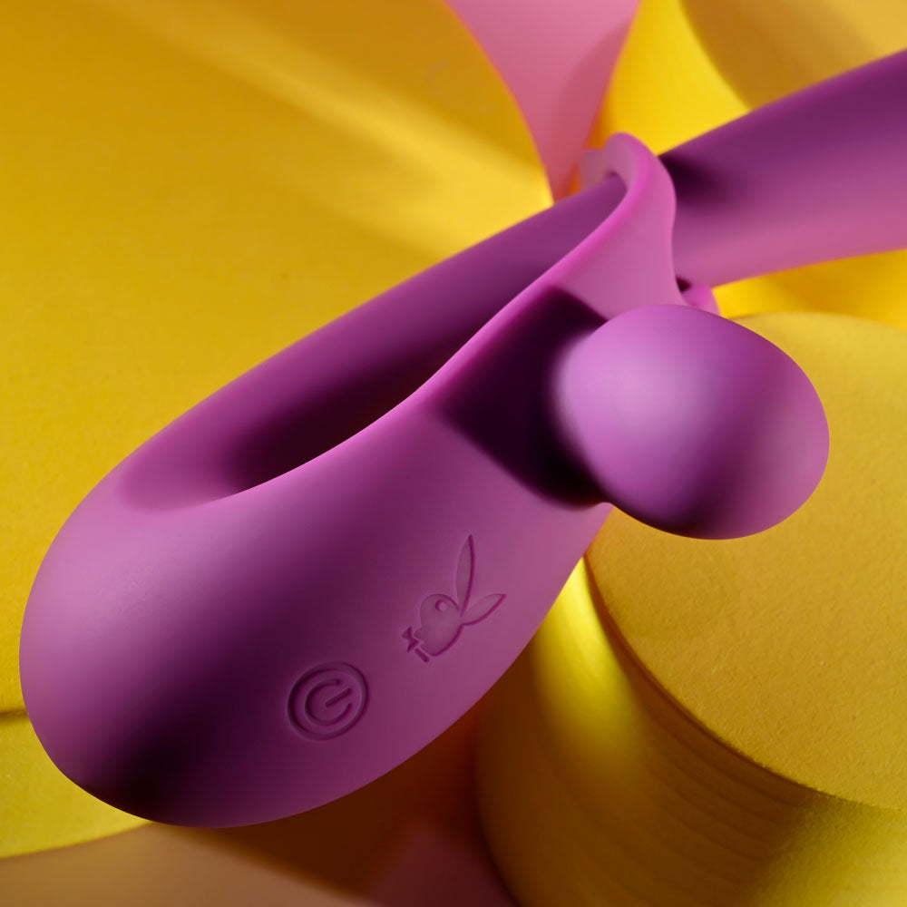 Playboy Pleasure CHA CHA SLIDE - 20 cm USB Rechargeable Rabbit Vibrator