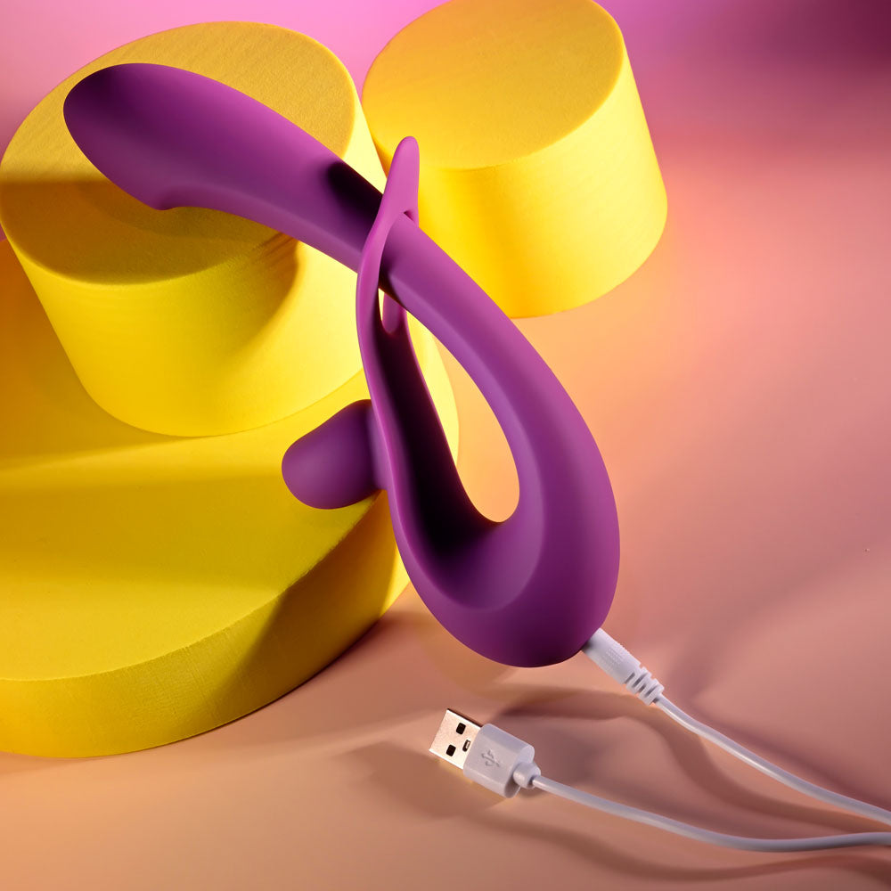 Playboy Pleasure CHA CHA SLIDE - 20 cm USB Rechargeable Rabbit Vibrator