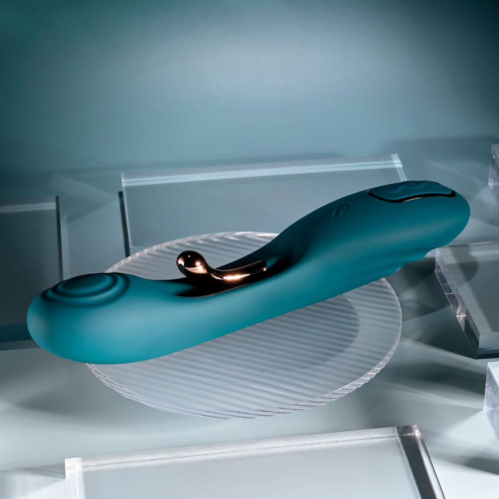Playboy Pleasure AURELIE - 22.7 cm USB Rechargeable Vibrator with Internal Flicker