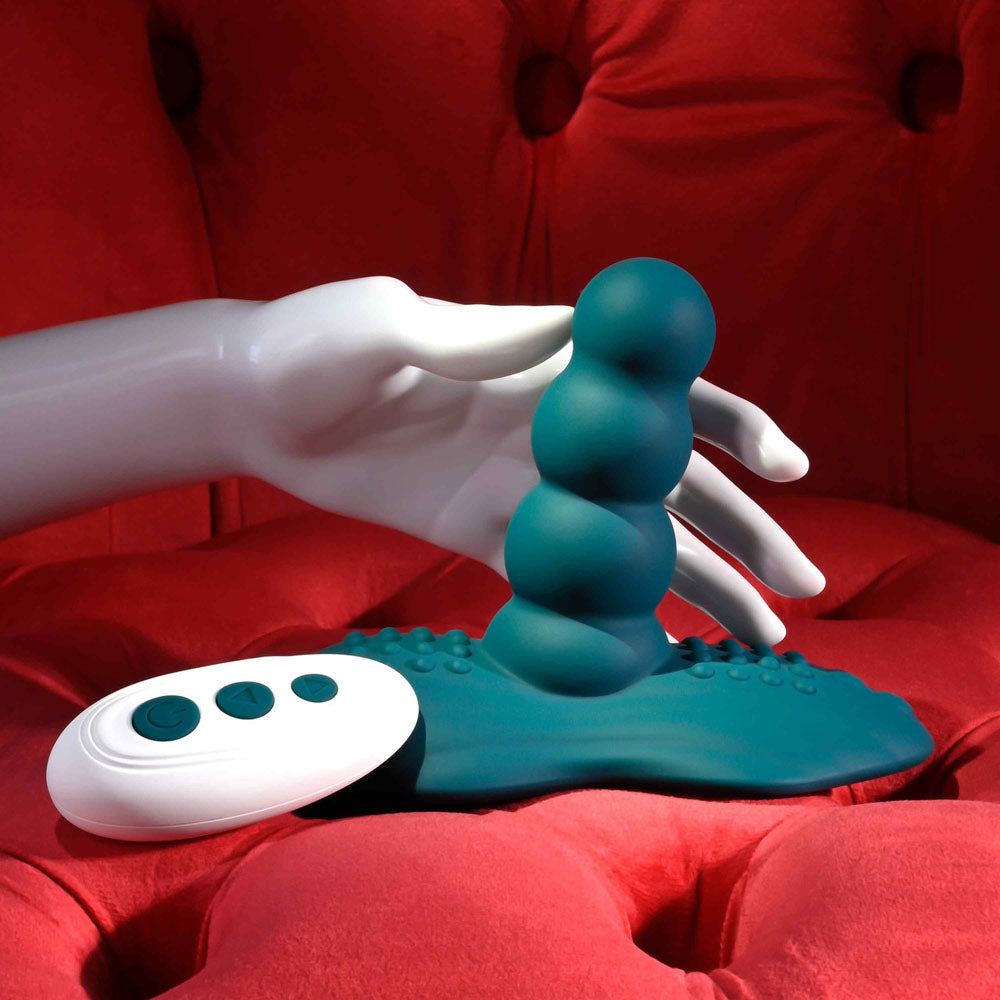 Playboy Pleasure HAVE A SEAT - USB Rechargeable Rideable Vibrator and Grinder Pad with Remote