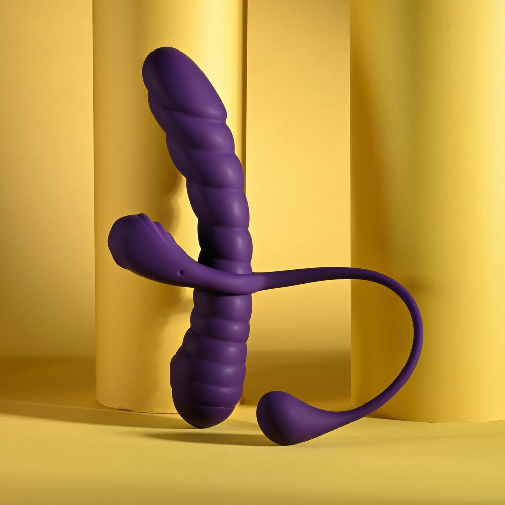 Playboy Pleasure TWISTED PLAYGROUND - USB Rechargeable Vibrator and Cock Ring Kit