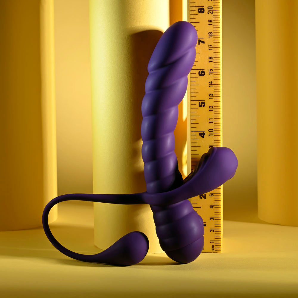 Playboy Pleasure TWISTED PLAYGROUND - USB Rechargeable Vibrator and Cock Ring Kit