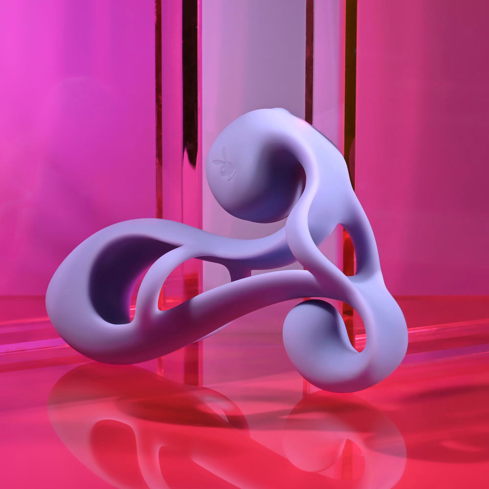 Playboy Pleasure FANTASY CAGE - USB Rechargeable Vibrating Penis Sleeve