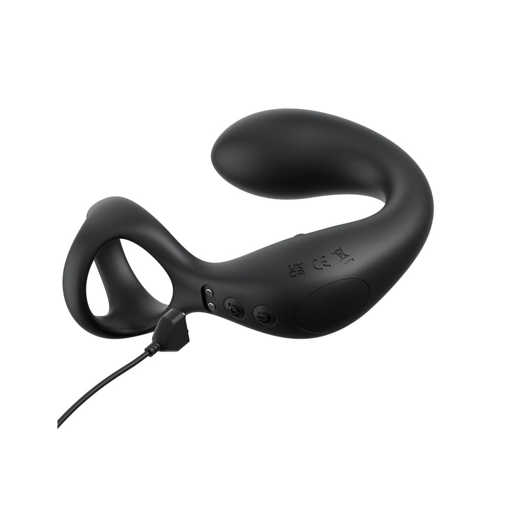 Anal Fantasy Elite Ass-Gasm Taint-alizer - USB Rechargeable Prostate Massage with Cock Ring