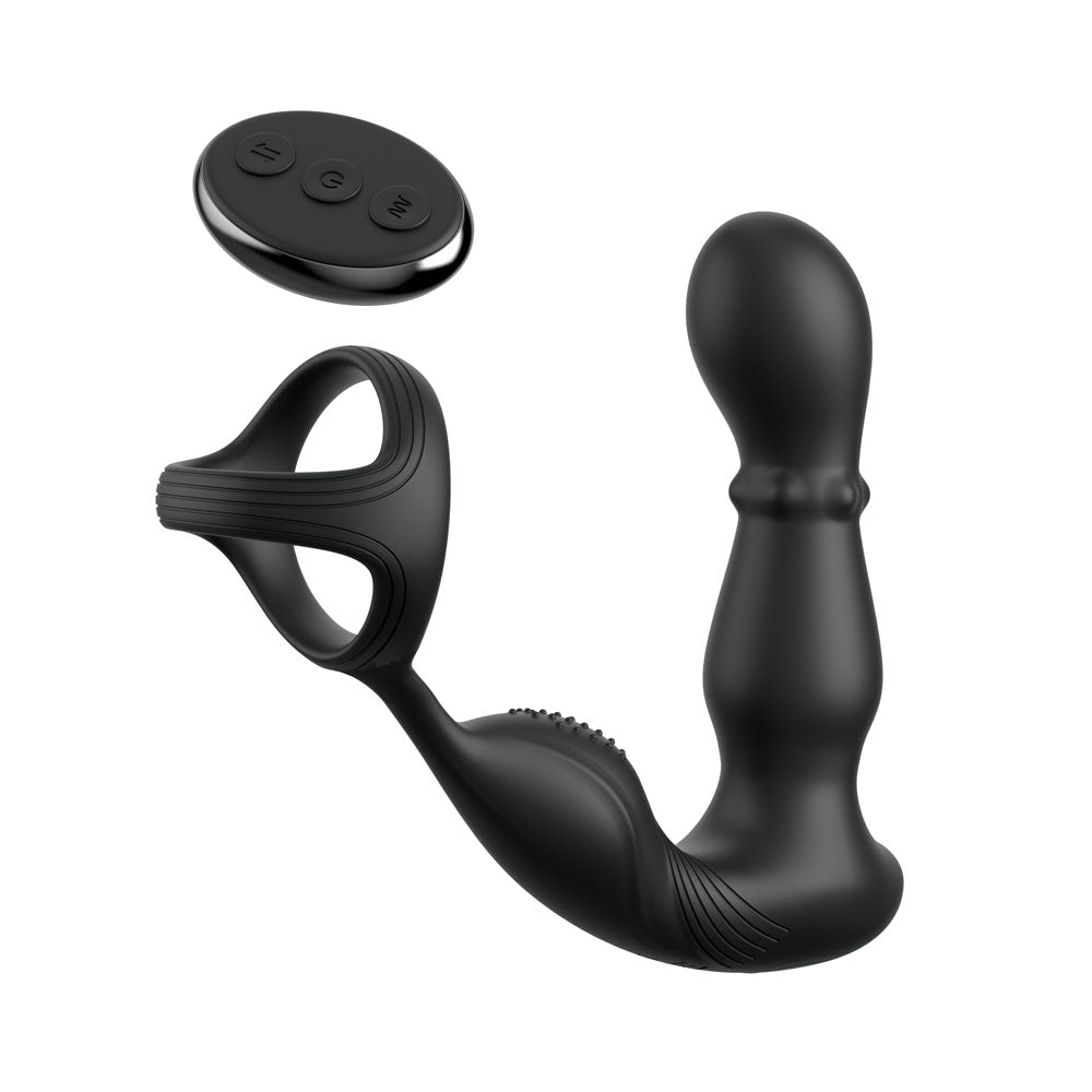 Anal Fantasy Elite Ass-Gasm Slide & Glide - USB Rechargeable Prostate Massage with Cock Ring