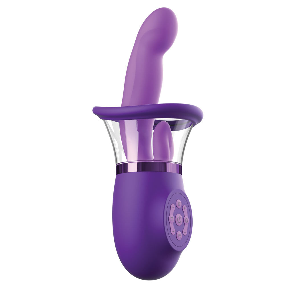 Fantasy For Her Ultimate Pleasure Pro Plus - USB Rechargeable Sucking Licking & Flicking Vibrator