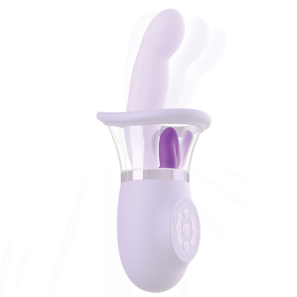 Fantasy For Her Ultimate Pleasure Pro Plus - USB Rechargeable Sucking Licking & Flicking Vibrator