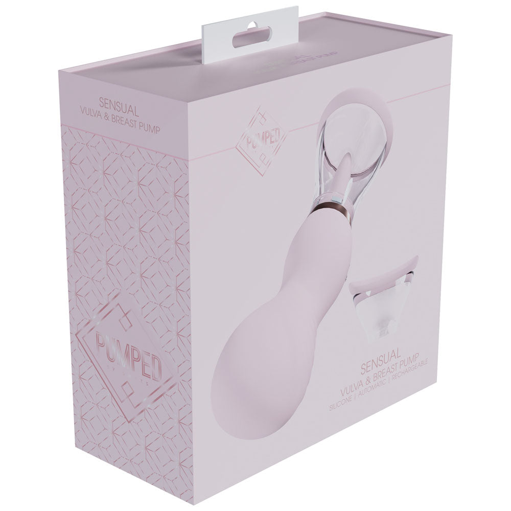 PUMPED Sensual Auto Vulva & Brest Pump - - USB Rechargeable Ladies Pump