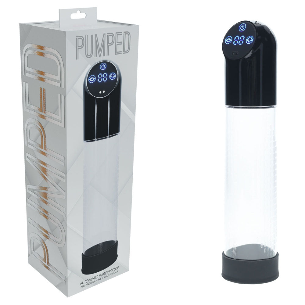 PUMPED Automatic Waterproof Pump - - /Clear USB Rechargeable Automatic Penis Pump