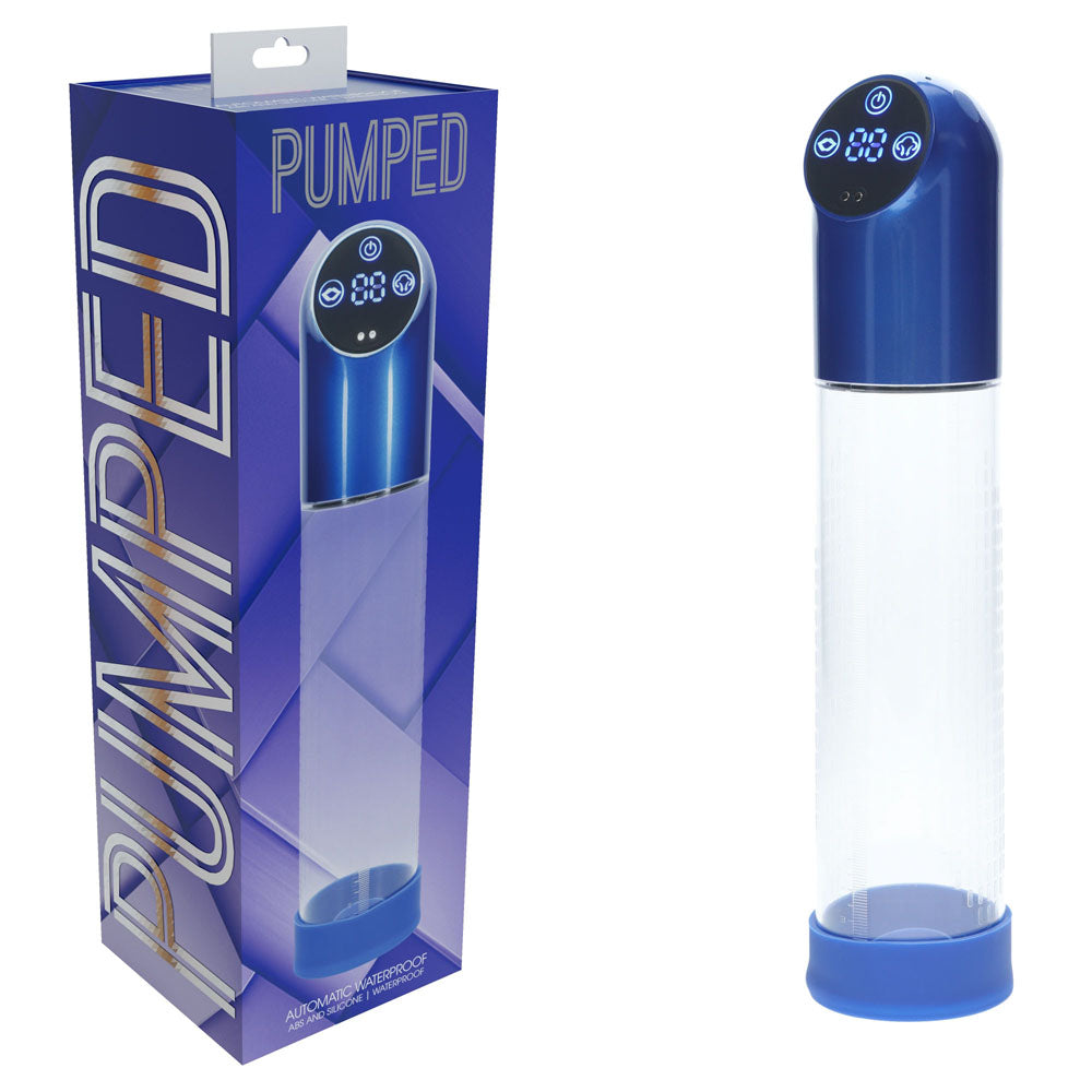 PUMPED Automatic Waterproof Pump - Metal - /Clear USB Rechargeable Automatic Penis Pump