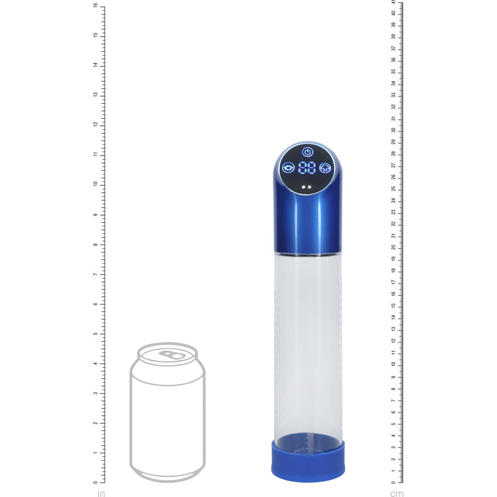 PUMPED Automatic Waterproof Pump - Metal - /Clear USB Rechargeable Automatic Penis Pump