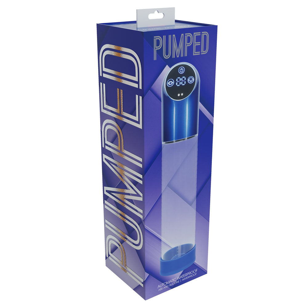 PUMPED Automatic Waterproof Pump - Metal - /Clear USB Rechargeable Automatic Penis Pump
