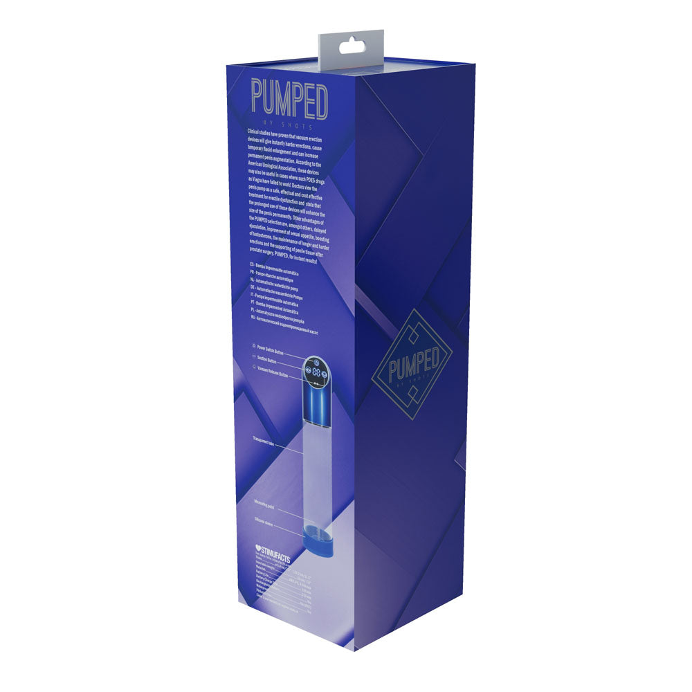PUMPED Automatic Waterproof Pump - Metal - /Clear USB Rechargeable Automatic Penis Pump