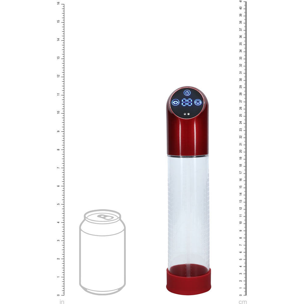 PUMPED Automatic Waterproof Pump - Metal - /Clear USB Rechargeable Automatic Penis Pump