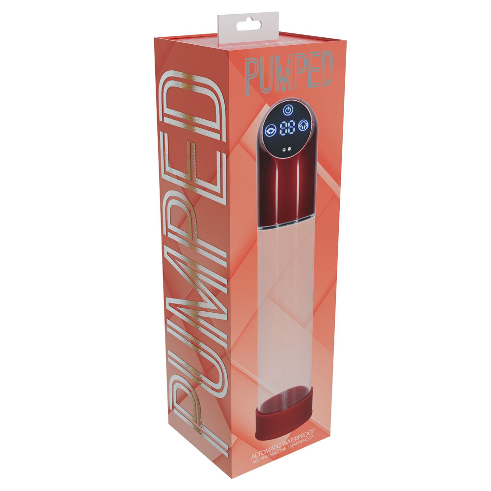 PUMPED Automatic Waterproof Pump - Metal - /Clear USB Rechargeable Automatic Penis Pump