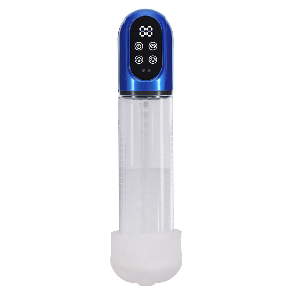 PUMPED Engage Automatic Penis Pump - - Metallic USB Rechargeable Auto Penis Pump