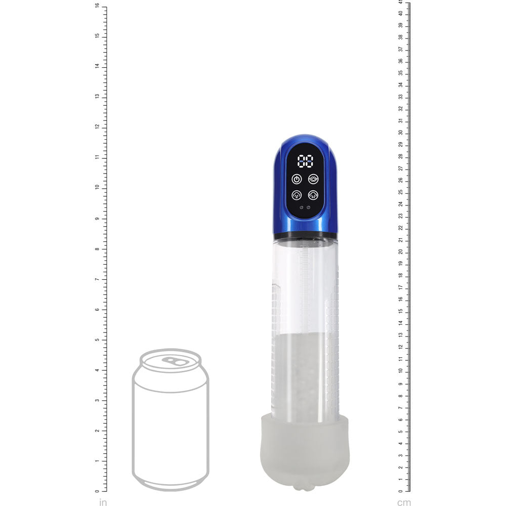 PUMPED Engage Automatic Penis Pump - - Metallic USB Rechargeable Auto Penis Pump