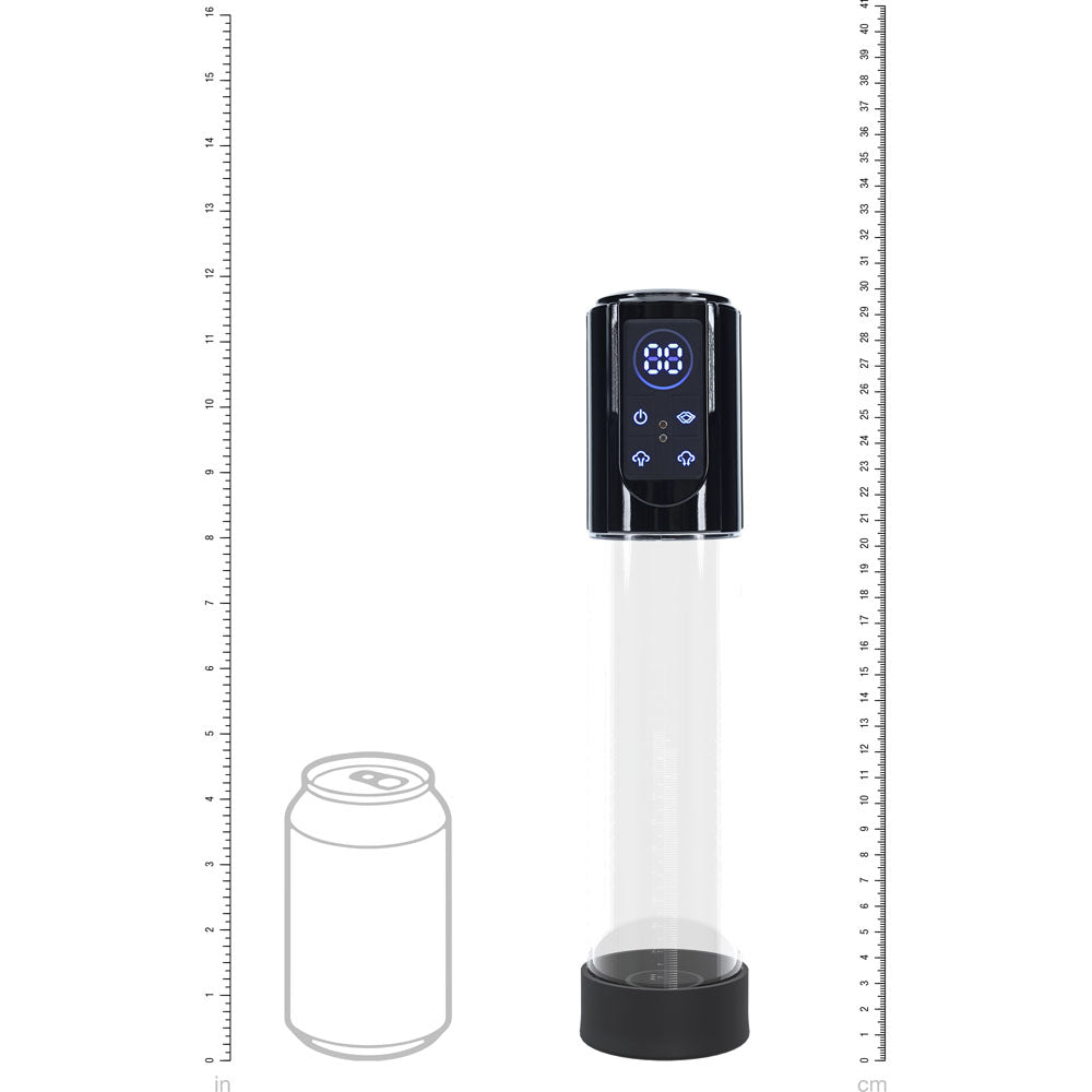 PUMPED MegaLift Automatic Penis Pump - - /Clear USB Rechargeable Auto Penis Pump