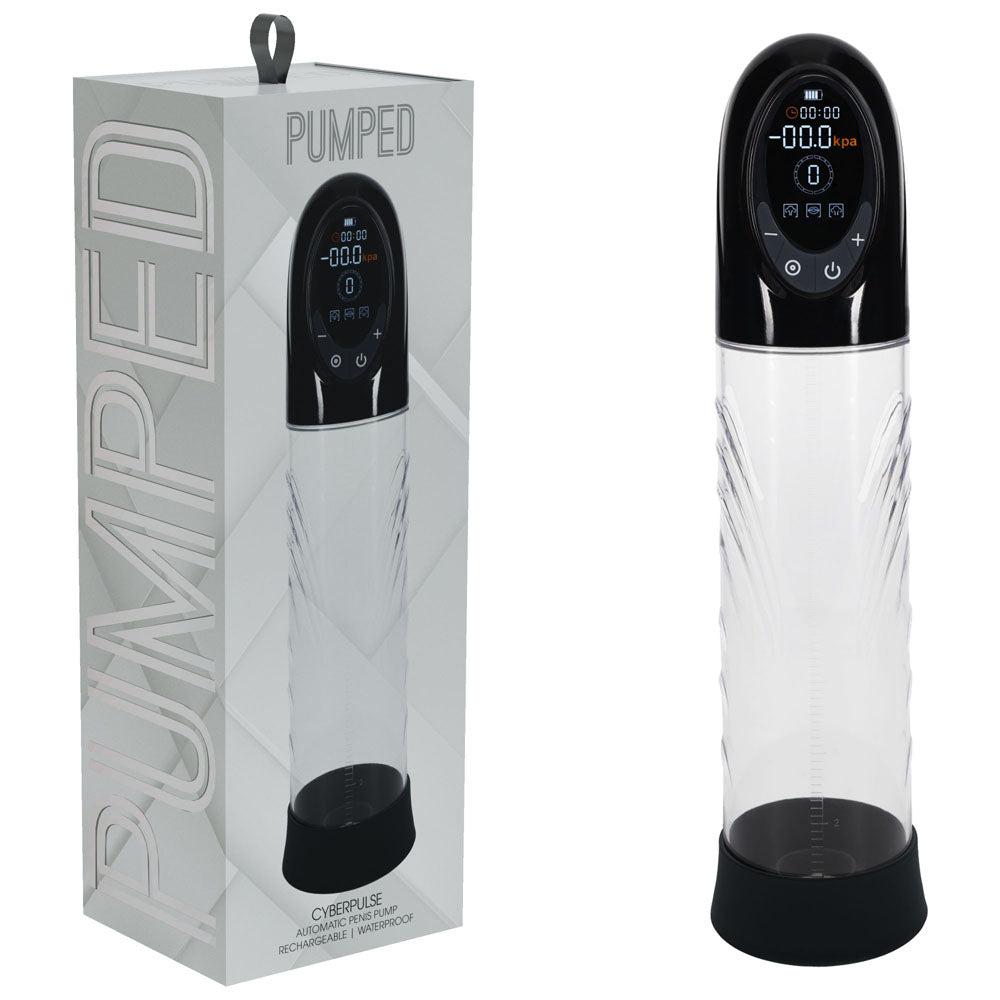 PUMPED CyberPulse Automatic Penis Pump - - /Clear USB Rechargeable Auto Penis Pump
