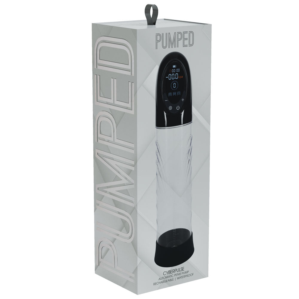 PUMPED CyberPulse Automatic Penis Pump - - /Clear USB Rechargeable Auto Penis Pump