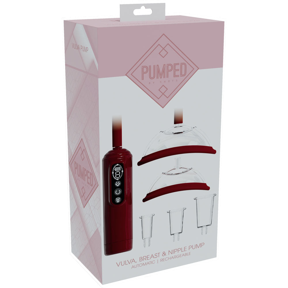 PUMPED Vulva, Breast & Nipple Pump - - USB Rechargeable Ladies Pump Set