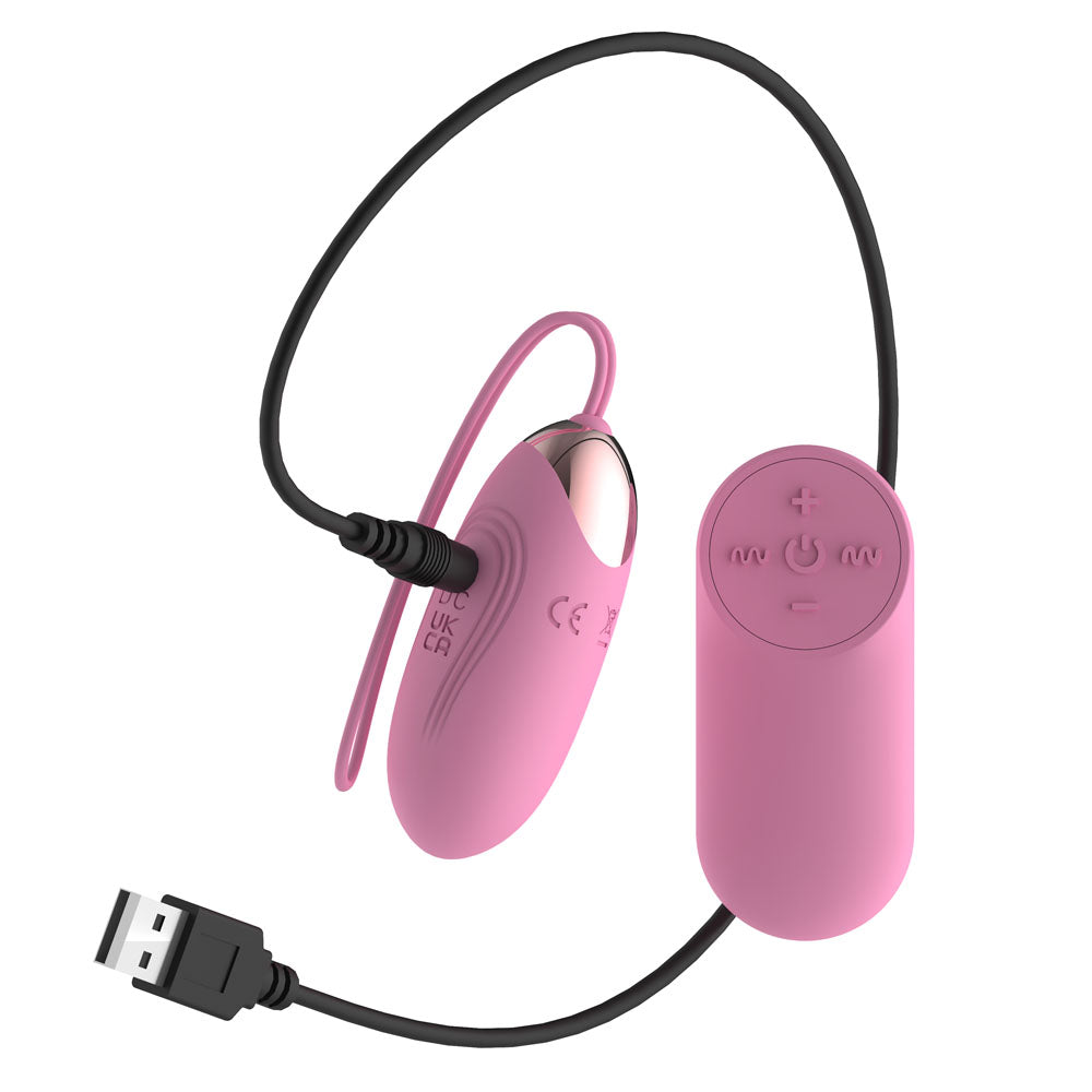 Passion Play Silicone Vibrating Egg - Small - USB Rechargeable Vibrating Egg with Wireless Remote