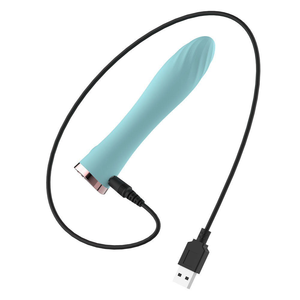 Passion Play Ultra Power Silicone Vibrating Bullet - - 12.9 cm USB Rechargeable Vibrating Bullet