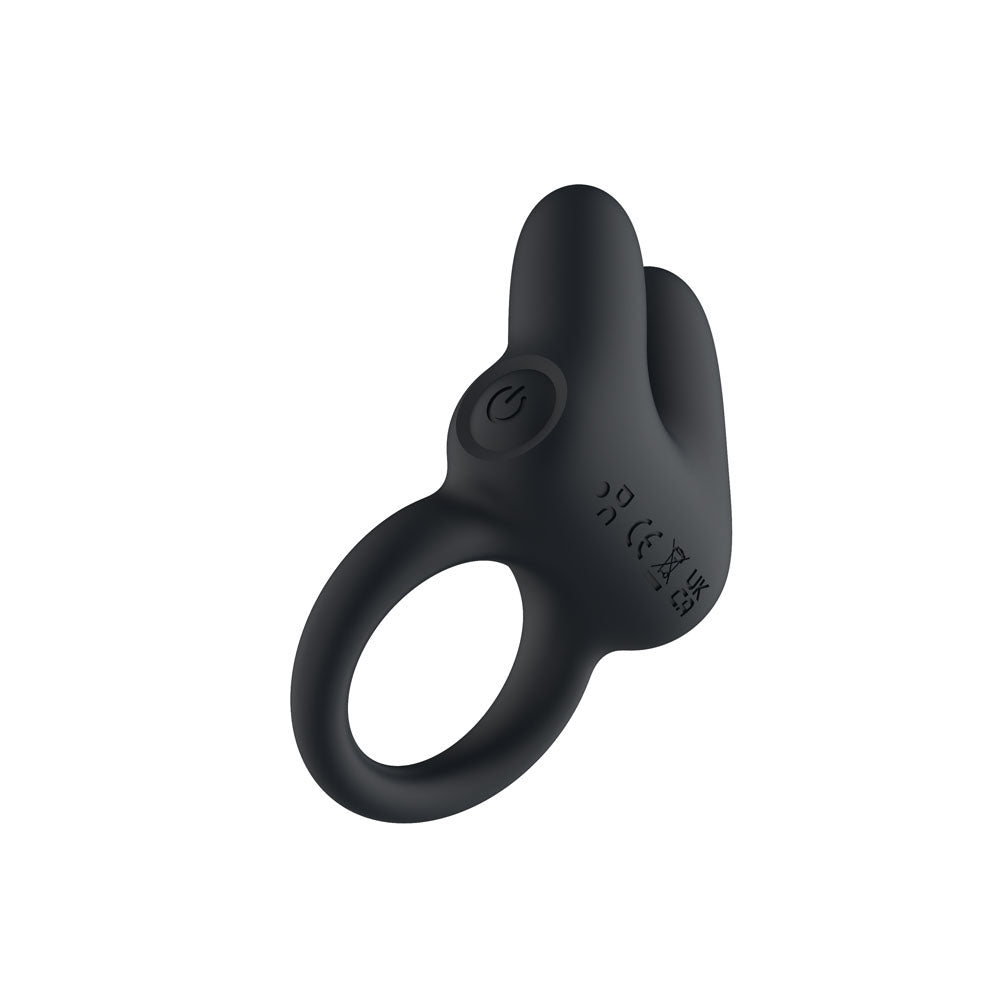 Passion Play Dual Motors Vibrating Cockring - USB Rechargeable Vibrating Cock Ring