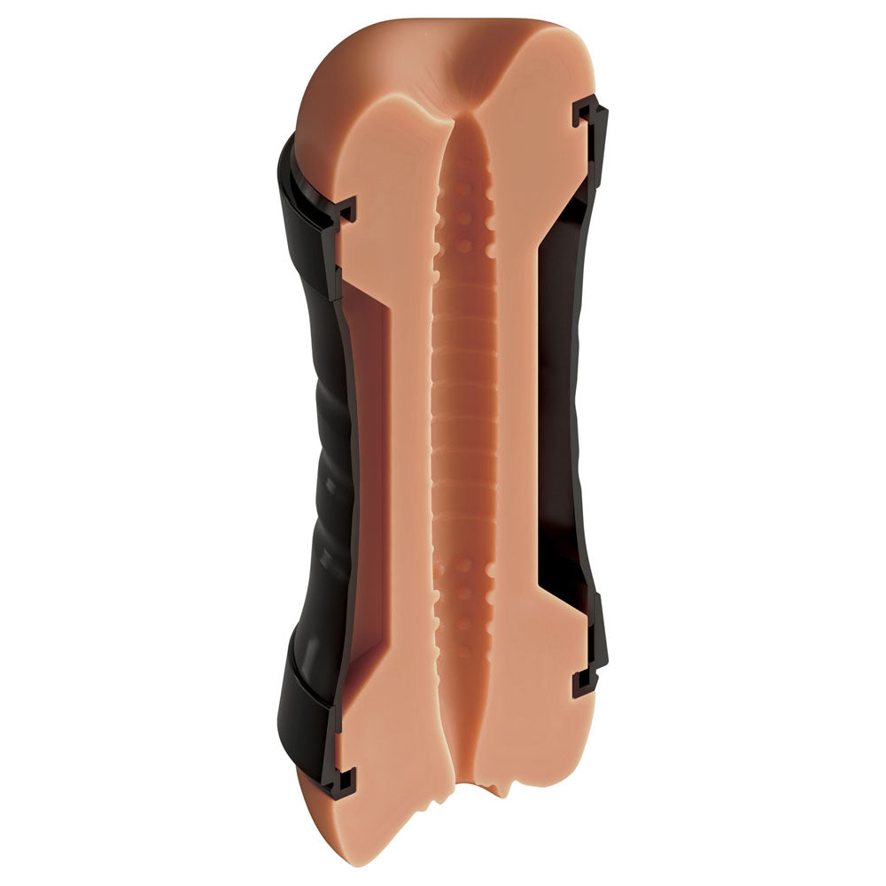 PDX Wet Pussies Super Flip-A-Pussy Over - - Dual Ended Stroker (Vagina & Ass)