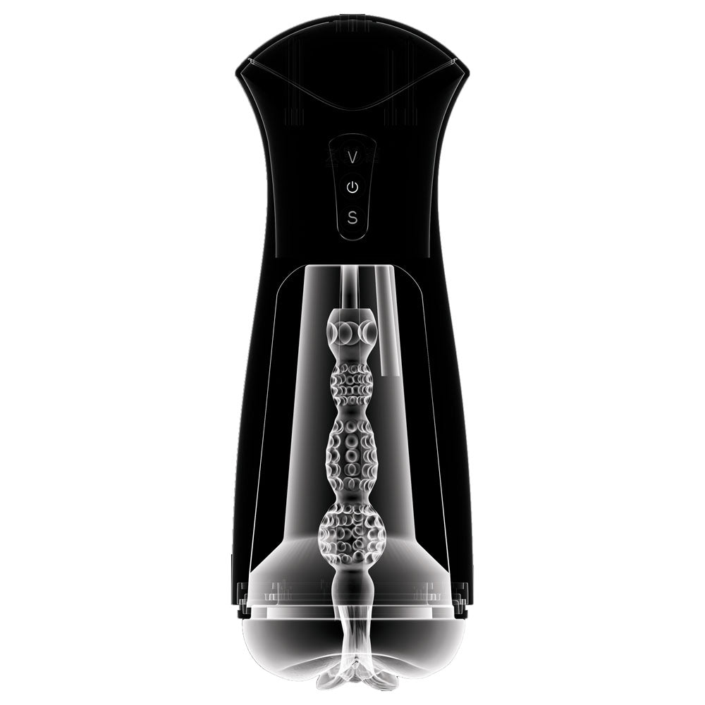 PDX Elite Fuck-Gasm - - USB Rechargeable Sucking & Vibrating Auto Stroker