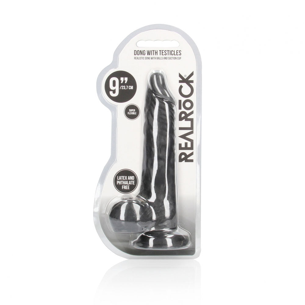 REALROCK 9'' Realistic Dong with Balls - - 22.9 cm Dong