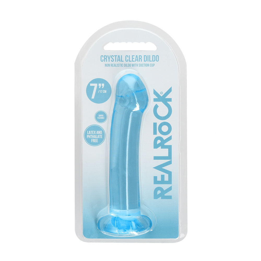 REALROCK Non Realistic Dildo With Suction Cup - 17 cm - - 17 cm Dong