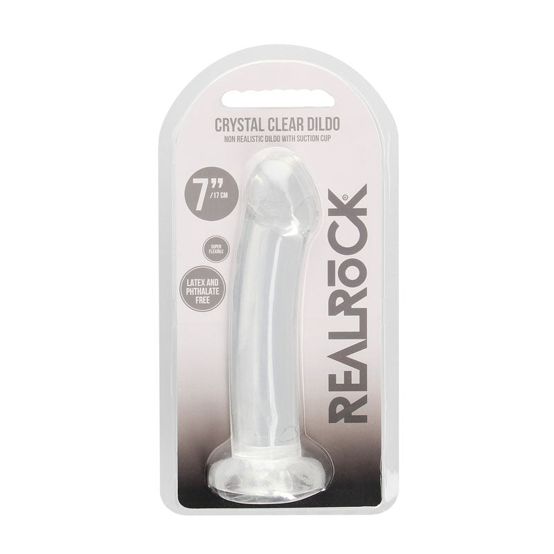 REALROCK Non Realistic Dildo With Suction Cup - 17 cm - 17 cm Dong