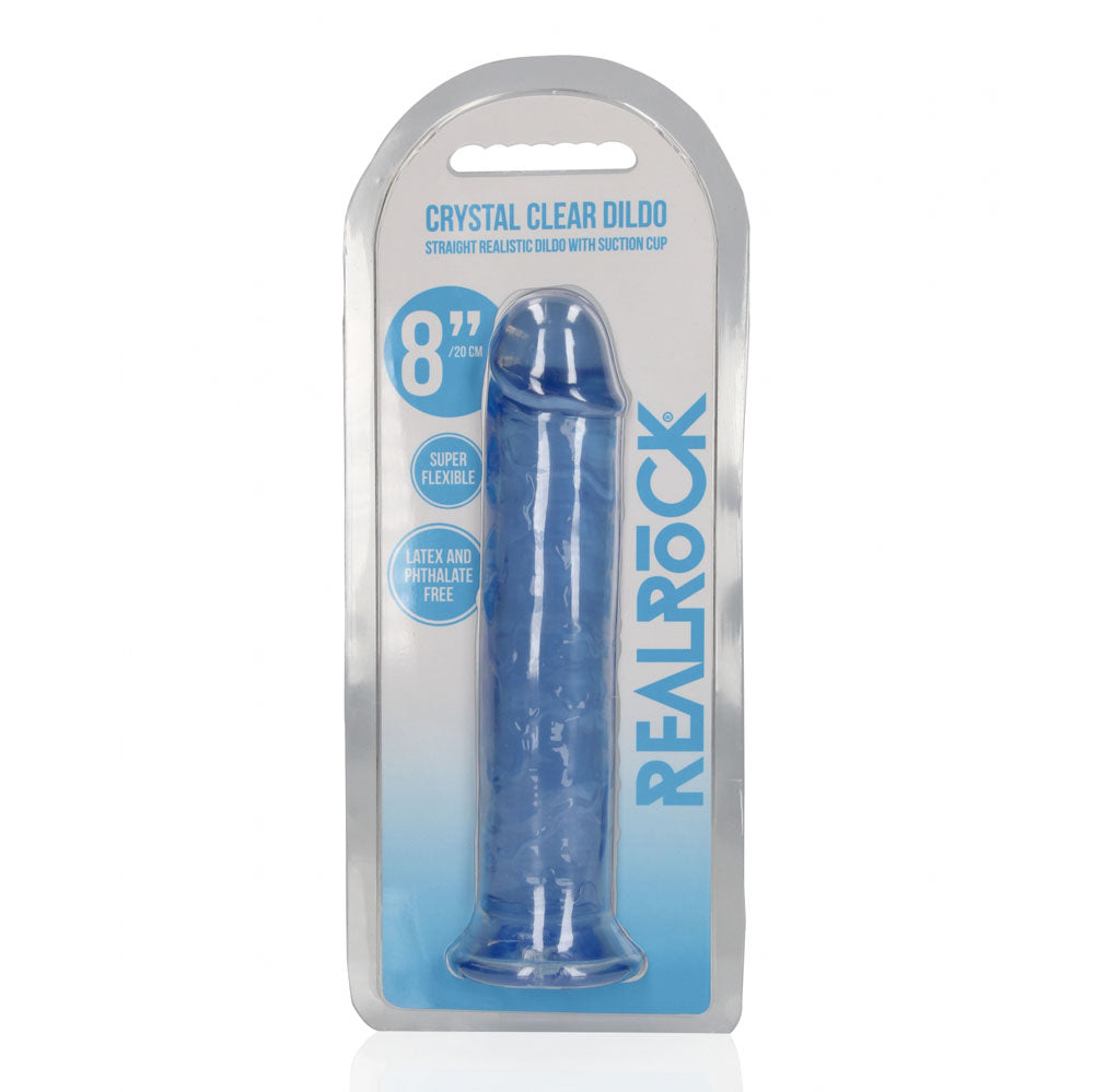 REALROCK 20 cm Straight Dildo - - 20 cm (8'') Dong