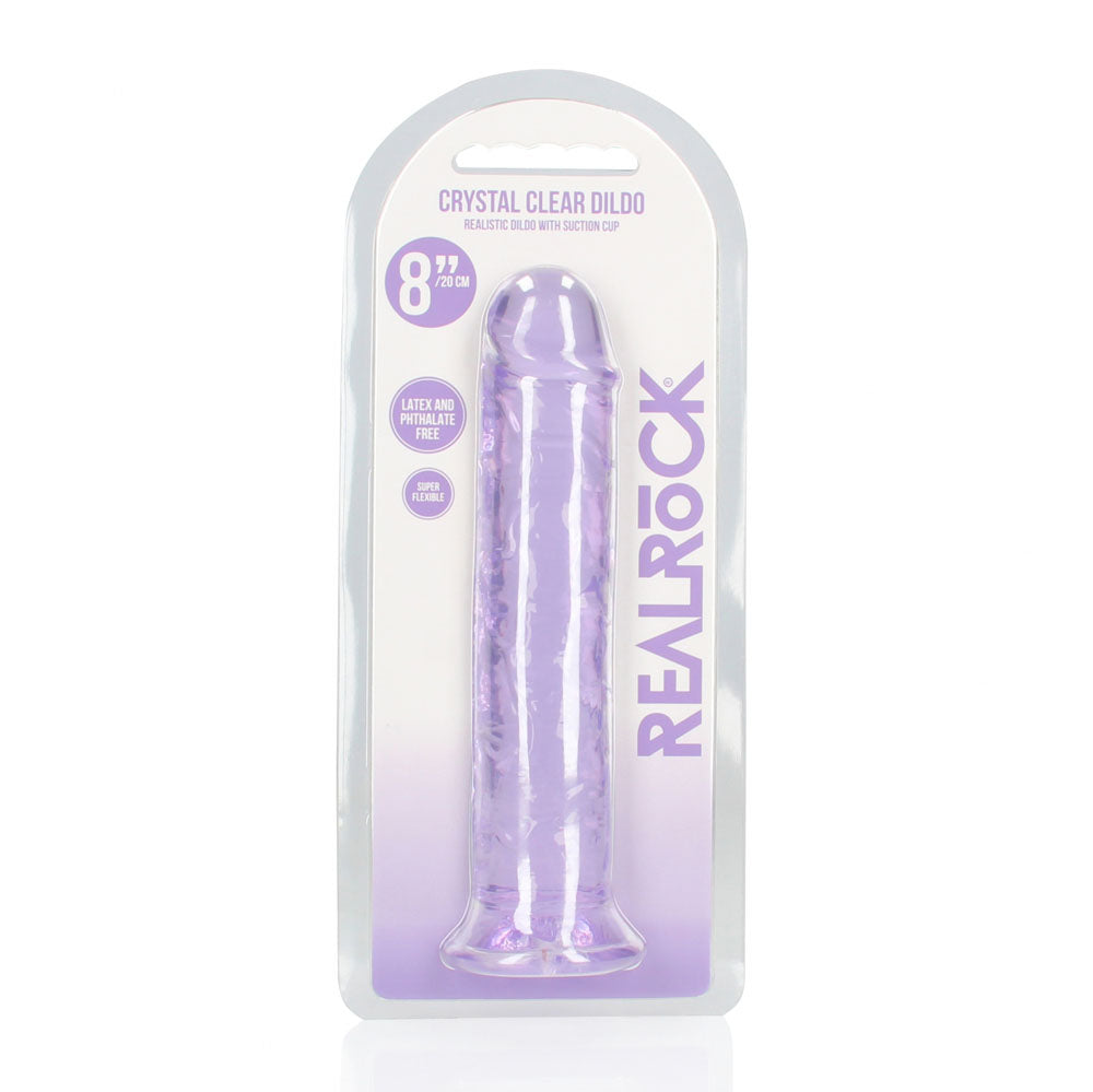 REALROCK 20 cm Straight Dildo - - 20 cm (8'') Dong