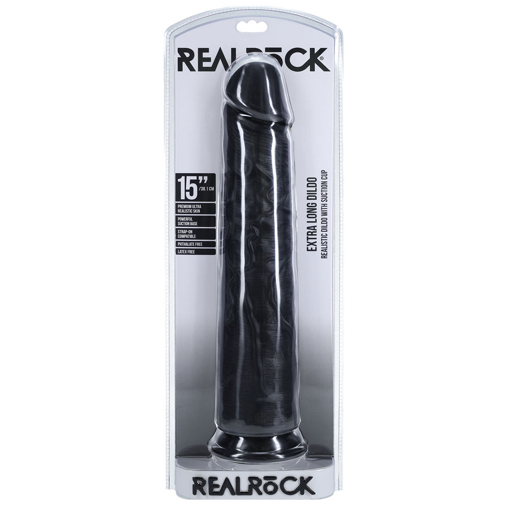 REALROCK 38cm Extra Long Dildo - - 38 cm (15'') Extra Long Dong