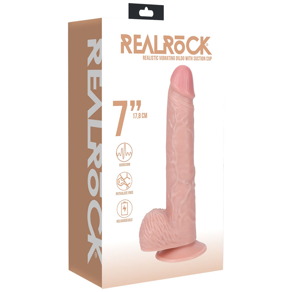 REALROCK 18cm Vibrating Cock + Balls -