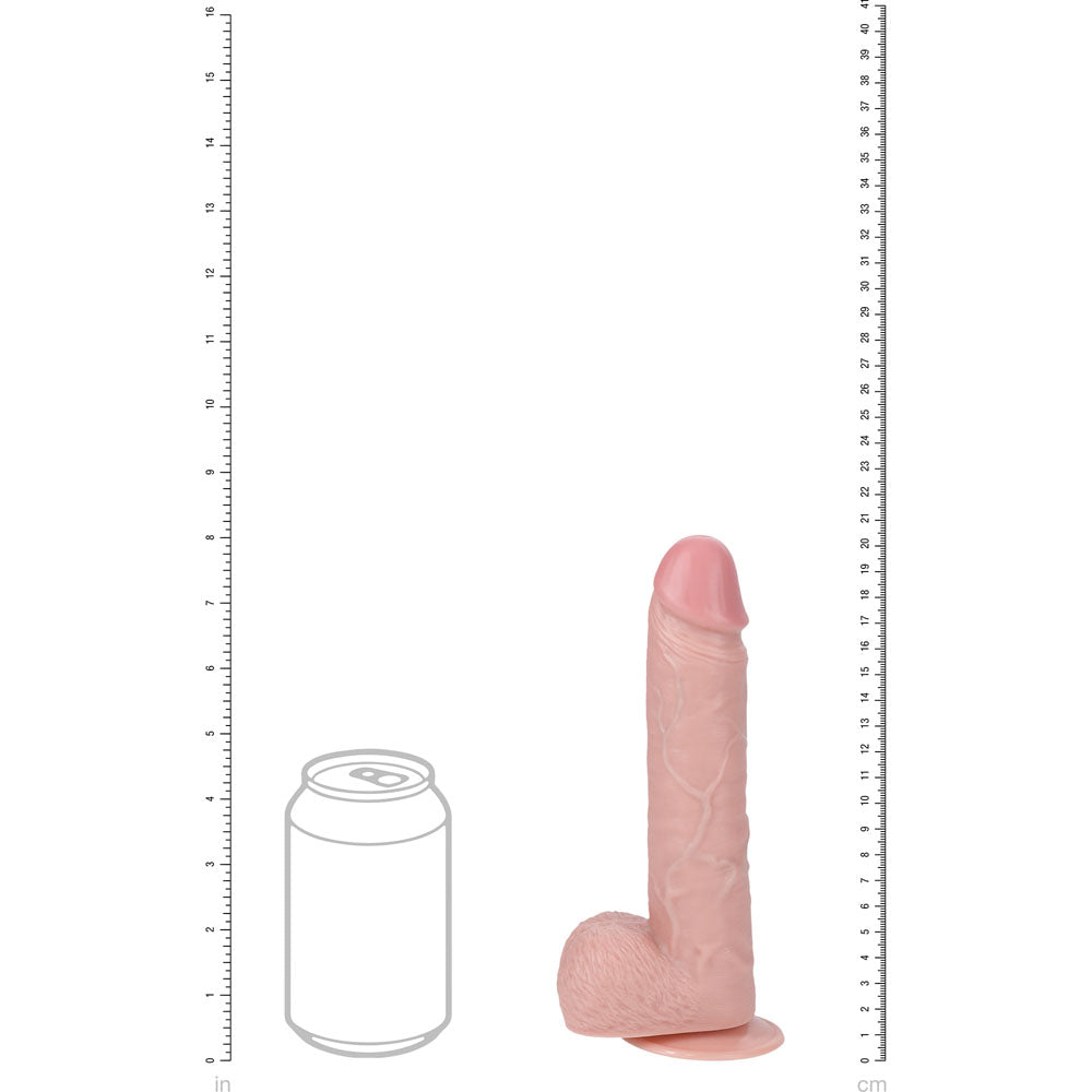 REALROCK 20cm Vibrating + Thrusting Cock with Balls -