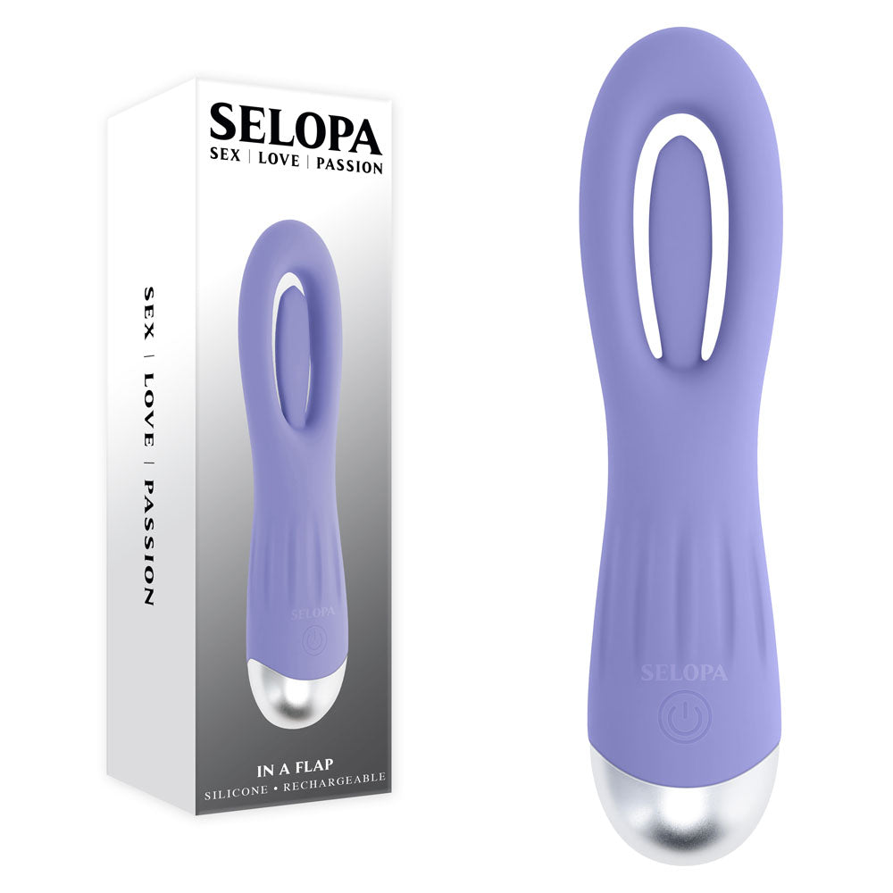 Selopa IN A FLAP - 15 cm USB Rechargeable Flicking Stimulator