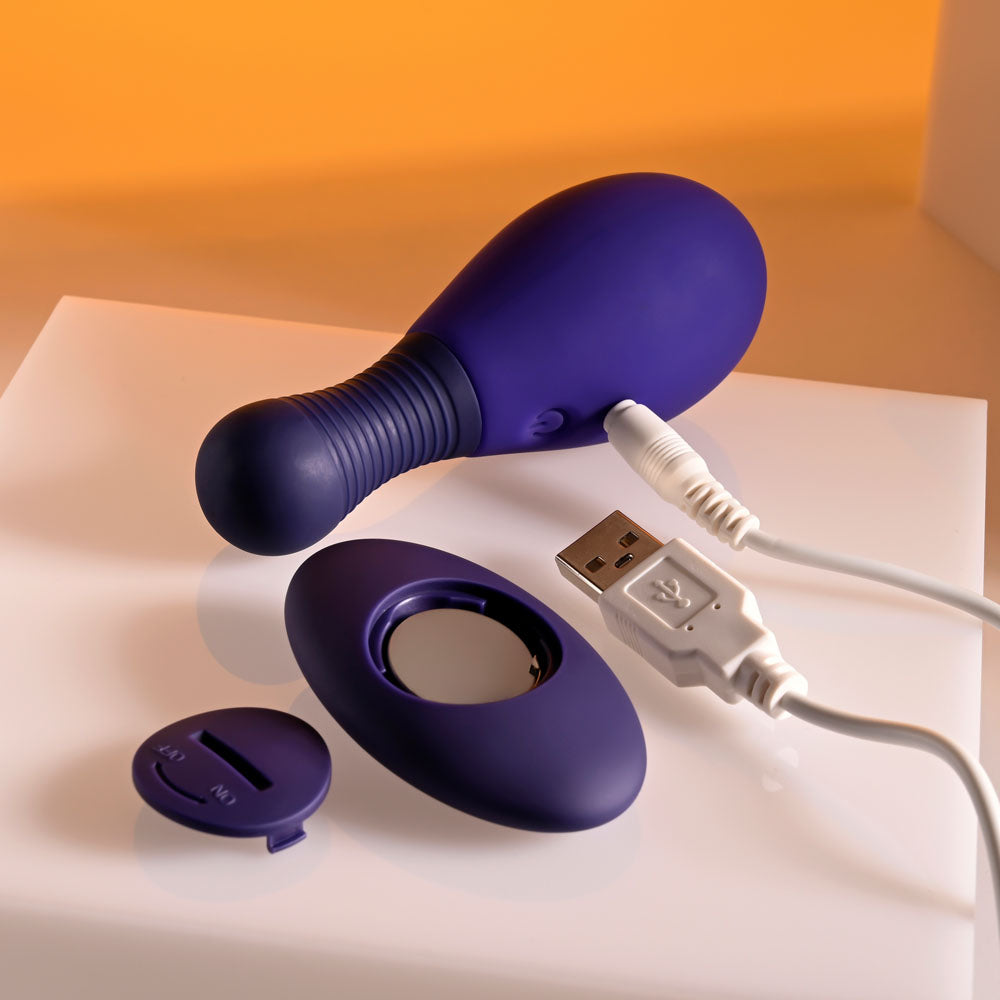 Selopa EGG ME ON - 10 cm USB Rechargeable Egg with Wireless Remote