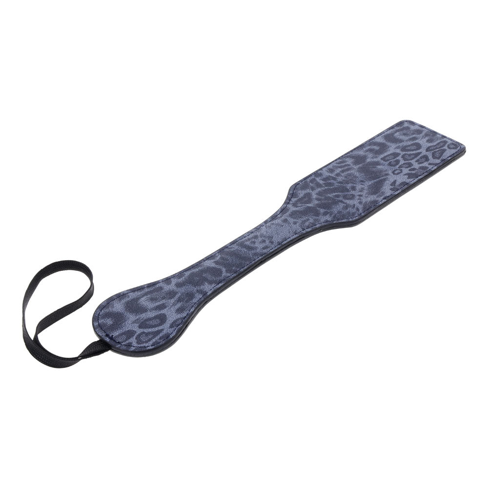 Sex & Mischief Cougar Studded Paddle - Navy Paddle with Gold Studs