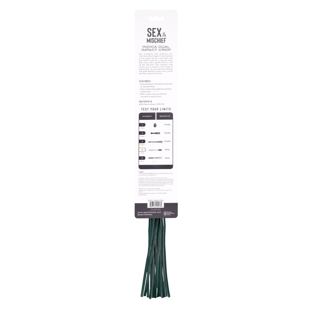 Sex & Mischief Indica Dual Impact Crop - Crop Whip