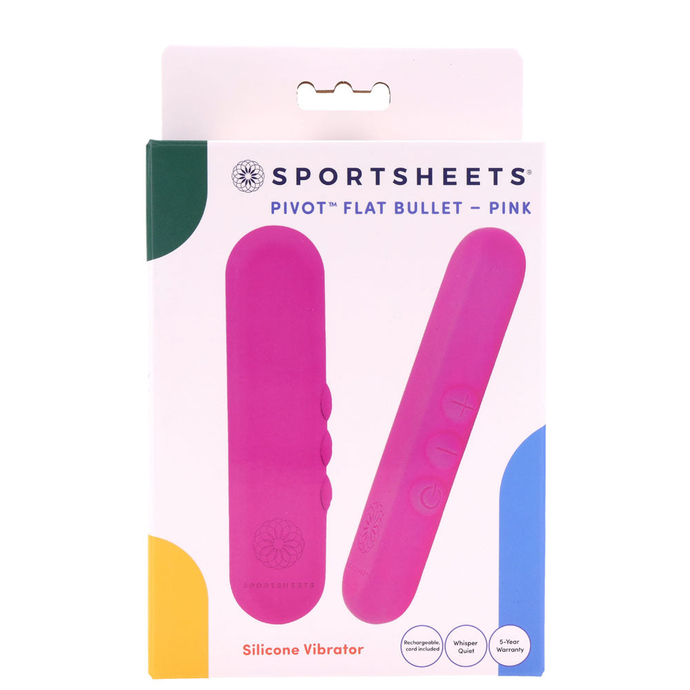 Pivot Flat Bullet - - 10.2 cm USB Rechargeable Bullet
