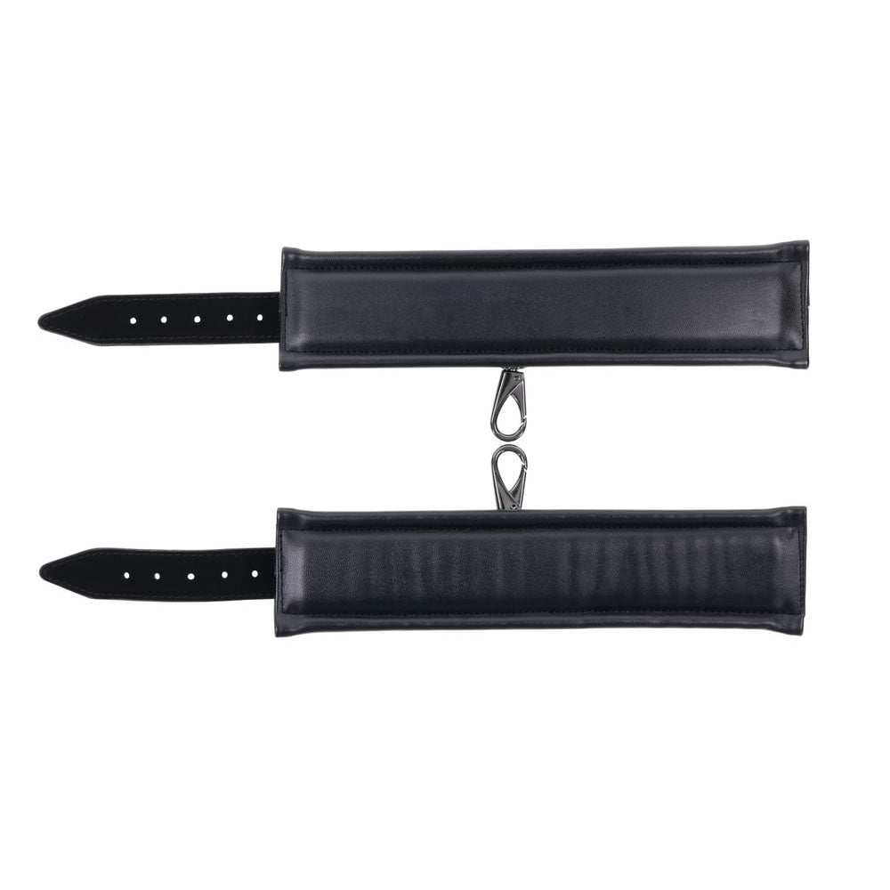 SPORTSHEETS Velvet Noir Handcuffs - Adjustable Cuff Restraints