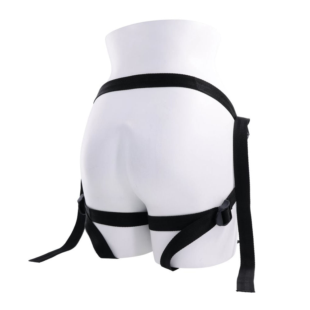 SPORTSHEETS Velvet Noir Strap On - Adjustable Strap-On Harness (No Probe Included)