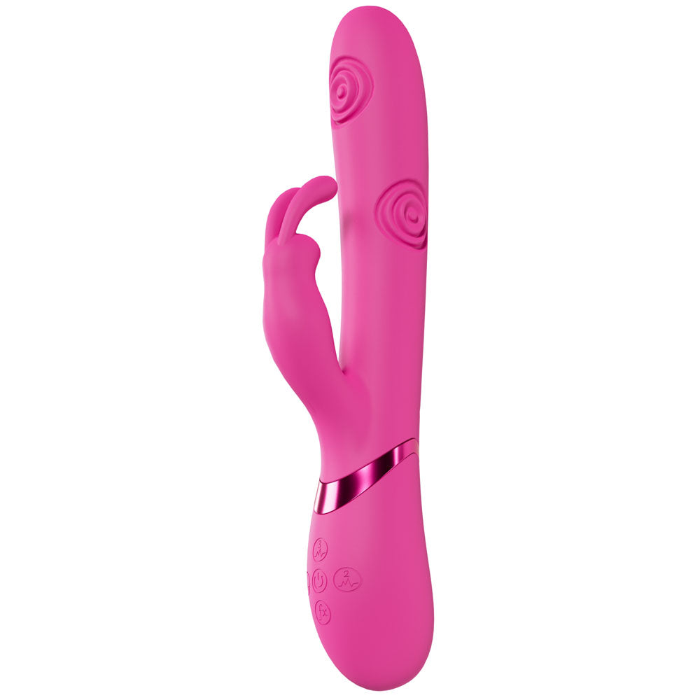 VIVE Mimi - - 25 cm USB Rechargeable Vibrating & Tapping Rabbit Vibrator